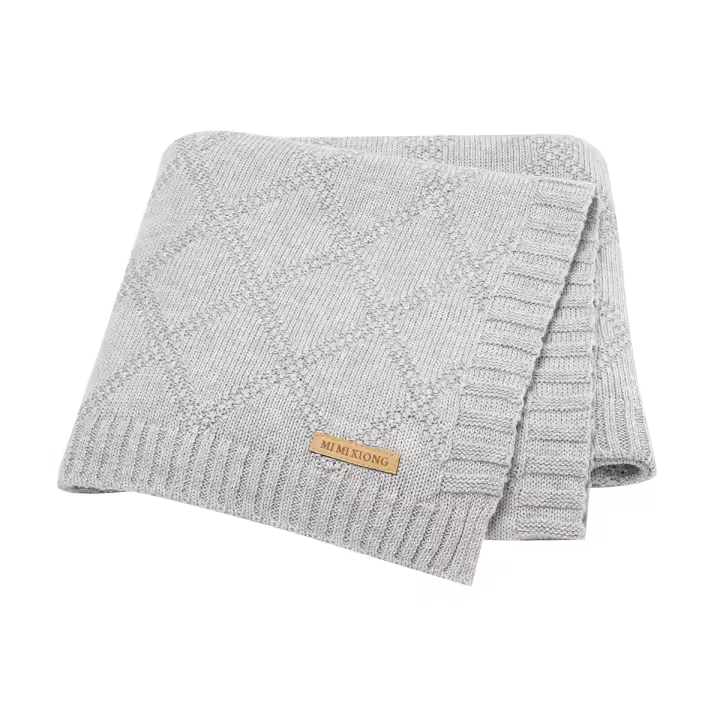 Mantelones De Muselina Para Bebés Niños Y Niñas Con Patrón De Diamante 70x90 Cm Multicolor Suaves Y Transpirables Para La Seguridad Del Bebé - 1