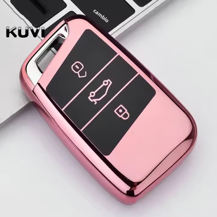 Funda De Llave De Coche Suave TPU Para Volkswagen VW Magotan Passat B8 Skoda Superb A7 Accesorios Carrocería Y Decoración - 1