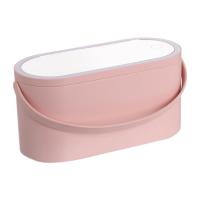 Organizador De Maquillaje Multifuncional Para Viajes Con Espejo Y Luz LED Tamaño De Viaje Caja De Cosméticos Para Mujeres - details 13