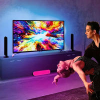 Tiras LED Inteligentes Con Control Remoto Para Decoración De Habitaciones Juegos TV Y Fiestas Sincronizadas Con Música Luz Nocturna RGB De Escritorio - details 1
