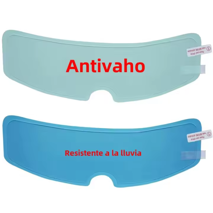 Película Antigolpe De Motocicleta 3 En 1 Anti-Brillo Y Antiniebla Universal Para Casco De Motocicleta Accesorios Para Motocicletas Unisex - 1