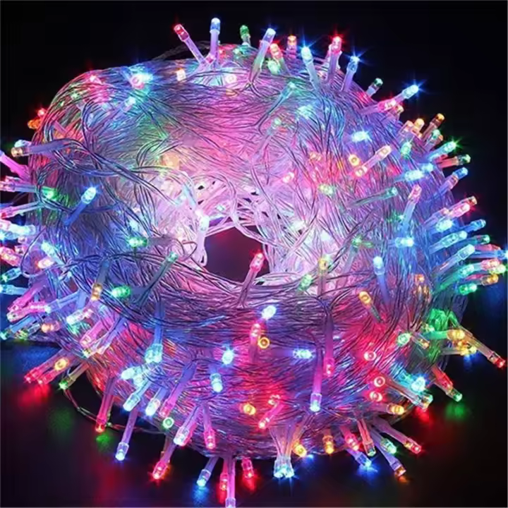 Guirnalda De Navidad LED De 10M 20M 50M 100M Luces De Hilo De Hadas Para Decoración Exterior De Bodas Y Fiestas - 1