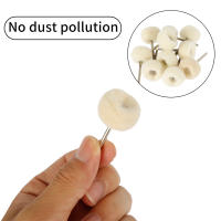 120pcs Rueda Redonda De Lijado Y Pulido De Lana Feltro Para Herramienta Rotativa Dremel Accesorios De Limpieza Y Pulido Con Rosca De 3mm - details 1