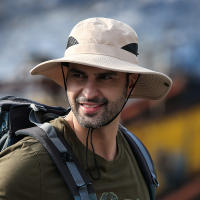 Gorro De Pesca Para Hombres Protección Solar Anti-UV Sombrero De Panamá Para Exteriores Gorro De Búho Para Mujeres Casual - details 6