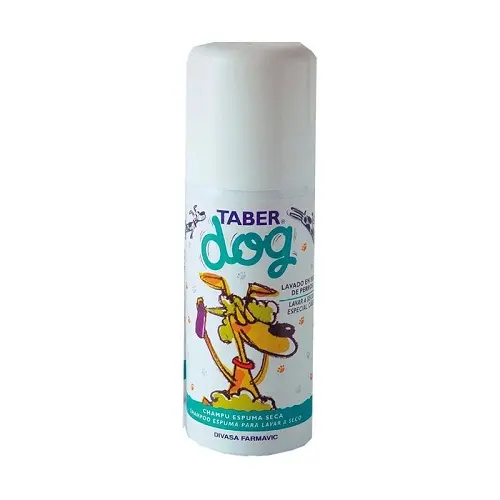 DFV TABERDOG CHAMPU ESPUMA SECA para Lavado en Seco de Perros, 150 ml - 1