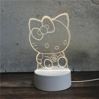 Lámpara De Mesa Creativa Sanrio Hello Kitty My Melody Kuromi Luz Nocturna Estilo Hawaii Para Dormitorio Y Sala De Estar Regalo De Cumpleaños Para Niñas - details 2