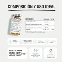 N NATNATURA HEALTH & BEAUTY - Omega 3 + Vitamina E. Alta pureza. 120 píldoras blandas HECHO EN ESPAÑA. - details 2