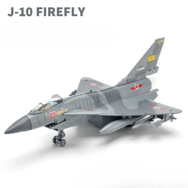 Modelo De Avión De Combate Juguete De Aleación De Metal Con Luz Y Música Para Niños Regalo Con Función De Retroceso Aproximadamente 23*13.5*7.5CM Escala 1:50 - 1