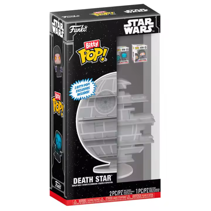 Display Bitty POP Star Wars Death StarFigura  Coleccionable - Idea de Regalo- Mercancia Oficial - Juguetes para Niños y Adultos - Movies Fans - Muñeco para Coleccionistas y Exposición - 1
