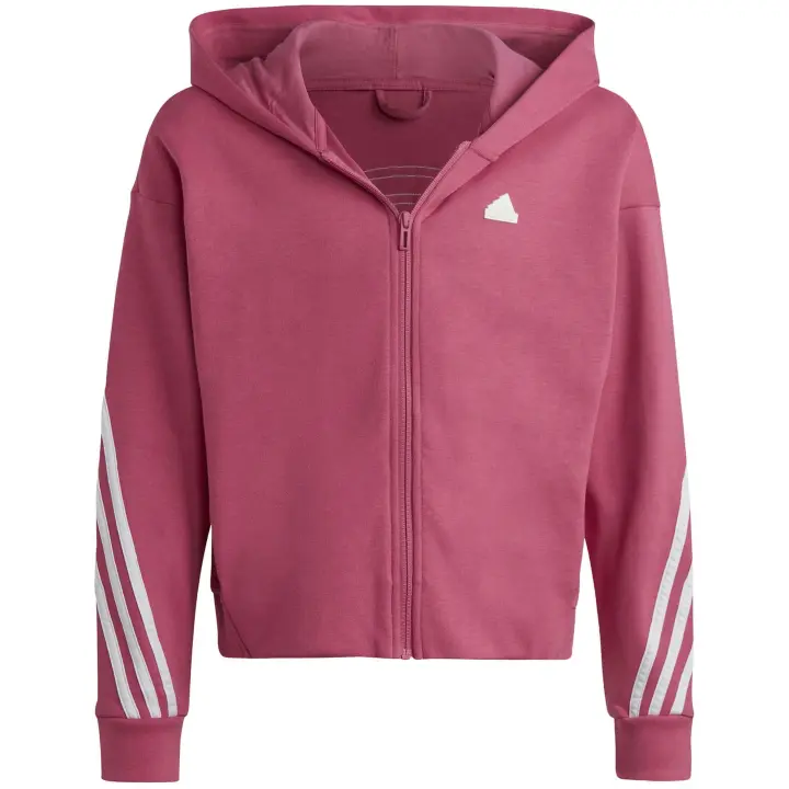 Chaqueta Adidas Fi 3S Fz para niñas en color morado - 1