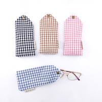 Bagsgarden- Bolsa de Algodón con vichy para Gafas de Sol，Funda Protectora Linda y Portátil con Compartimento Acolchado Grueso - details 3