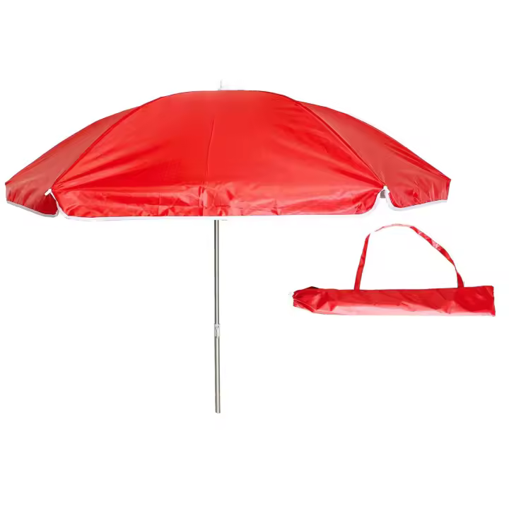 Sombrilla playa de Aluminio diámetro 140-160cm con Protección Solar UV50+ - 1