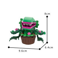 Bloques De Construcción BuildMoc Audrey II Chomper Flower Juguete De Plástico ABS Para Niños Modelo De Plantas Mansanas Regalo Para Niños - details 2