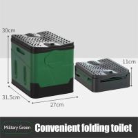 Inodoro Portátil Plegable Anti-Olor - 300kg de Carga, 11cm Altura para Viajes/Camping/Emergencias (Diseño Compacto) - details 9