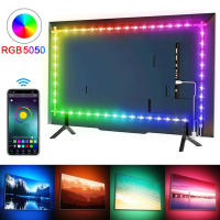Tira De Luces LED RGB SMD 5050 Bluetooth Control Inteligente De Navidad Diode Ribbon Flexible Decoración De Habitación Con APP - details 6