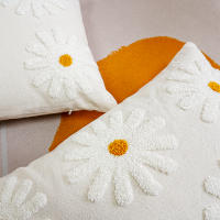 Funda De Cojín Elegante Con Bordado De Flores En Estilo Étnico Decoración Para El Hogar Sin Núcleo De Cojín 100% Poliéster - details 5