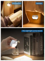 Lámpara Nocturna LED Con Sensor De Movimiento 3 Pcs Recargable Para Decoración De Habitaciones Y Uso Doméstico Con Pilas AAA Incluidas Luz De Noche Rectangular - details 10