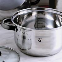 Batería de Cocina San Ignacio 8 Piezas Acero Inoxidable Premium - details 9