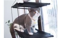Cama De Gato Colgante Para Ventana Hamaca Solar Asiento Doble De Túnel Con Adhesivo En La Pared Sofá Para Gatos Juguete Adecuado Para Gatos Y Gatitos Tela Oxford Transpirable Capacidad De Peso 25 Kg - details 5