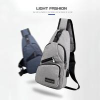 Bolso De Hombro Para Hombre Con Puerto USB Bolsa Transversal Deportiva Monedero Estilo Casual Tamaño 16x8x33cm - details 4