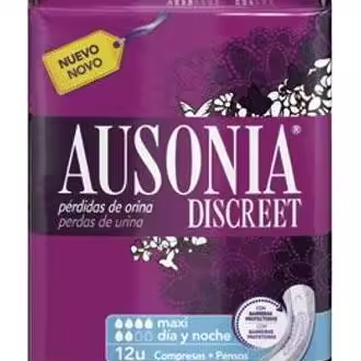 Discreet Compresas Incontinencia Maxi 12 U - 1