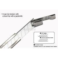 Cuchillo De Utilidad SDI 9mm Tamaño Pequeño Acero Inoxidable Con Bloqueo Espiral Para Cortar Papel Tapiz Y Film 3001C Abre Caixa Express - details 1