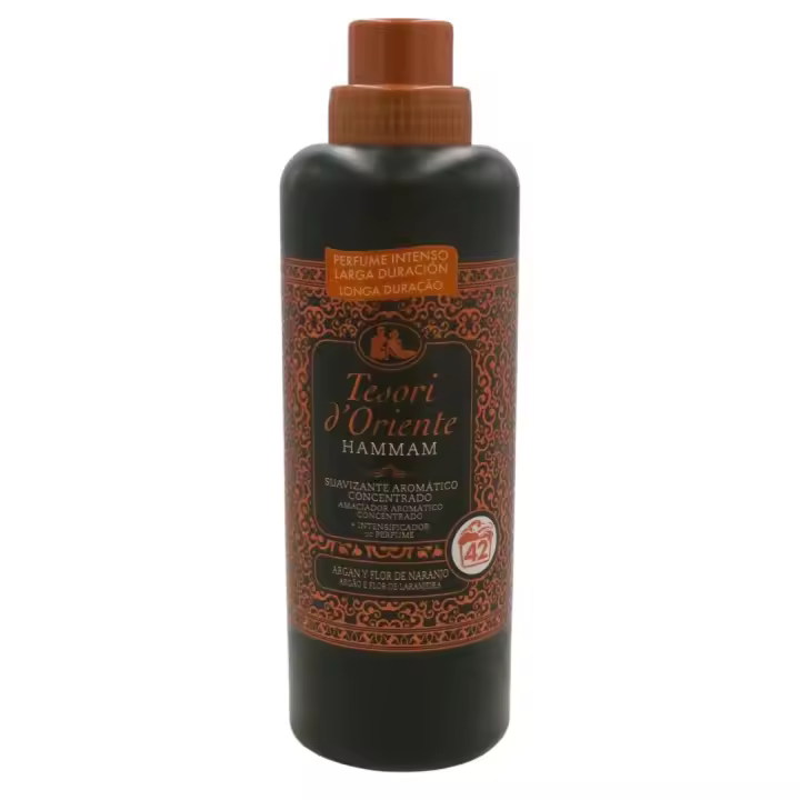 Suavizante estilo arabe Tesori d'Oriente Hammam – Suavizante Argán y Flor de Naranjo, 760ml. Perfume Intenso y Envolvente que Impregna tus Tejidos, Ofreciendo una Experiencia Única de Bienestar y Armonía Inspirada en los Rituales del Hammam aromatica - 1