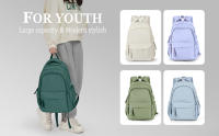 Mochila Grande Impermeable Para Mujer Con Capacidad Para Portátil Bolsa De Viaje Cute Girl Escuela Para Chicas Adolescentes - details 0