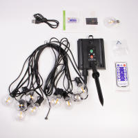 Luces De Cadena Solar Para Exterior G40 Con Bombillas LED Inalámbricas Y Resistente Al Viento Para Patio Bistró Jardín - details 7