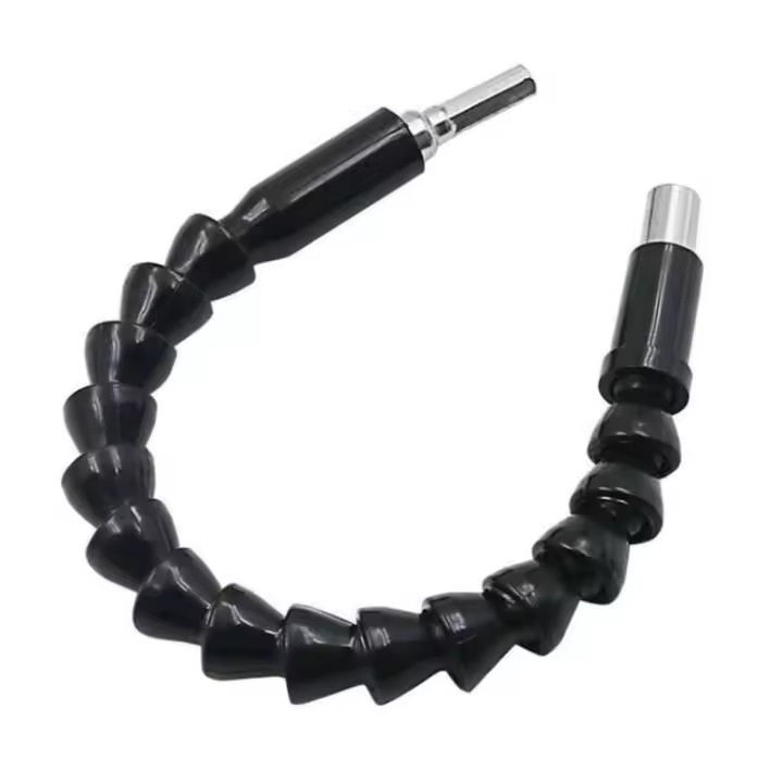 Iman de deslorillador de Eje flexible, extensión de deslorillador hexagonal flexible (295mm) - 1