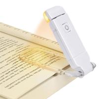 Luz De Lectura Mini LED Para Libros Con Clip Recargable Por USB Protección Ocular Ajustable Portátil Con Marcapáginas - details 3