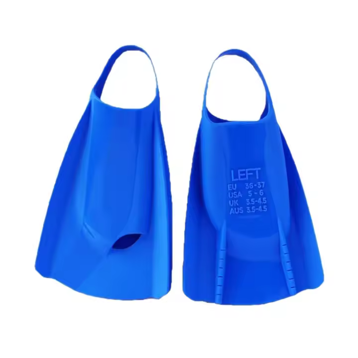 Aletas de natación cortas, cómodas y suaves de silicona para entrenamiento de adultos, estilo libre, equipo de natación profesional, equipo de aletas de potencia - 1