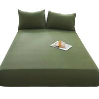 Sábana Individual De 1 Pieza Color Sólido Cubierta De Cama Poliéster 100% Tejida Con Tat 80TC Sin Impresión De Jiangsu - details 7