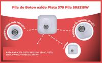 Banner - Pila maxell de boton oxido plata 379 SR521SW