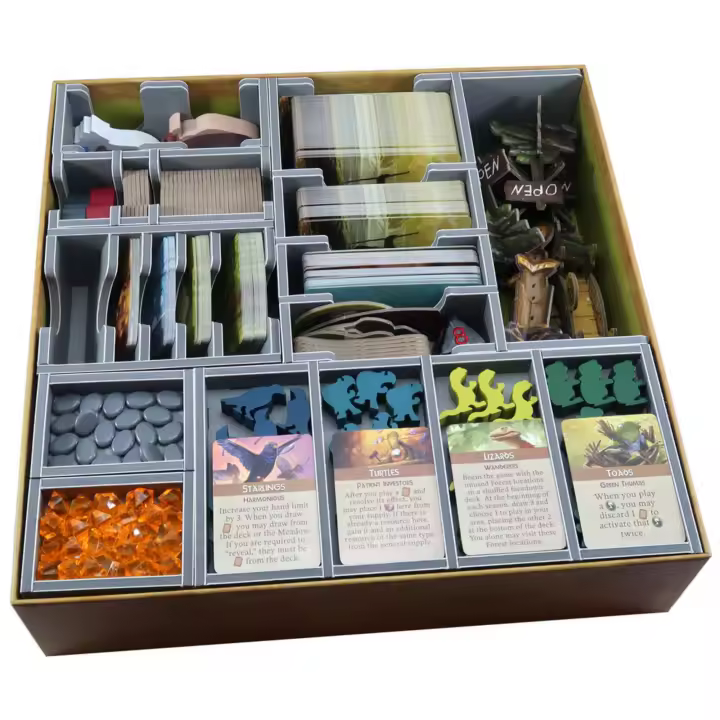 Folded Space | Inserto Everdell | Accesorio para Juego de Mesa | Compitble con Collector's y Estándar Edition | Partidas Emocionantes | Facilidad de Uso | Español, Inglés , Francés y Alemán - 1