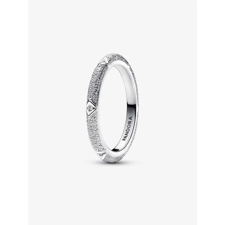 Pandora - Anillo Textura y Piedras - Plata de Lei - 1