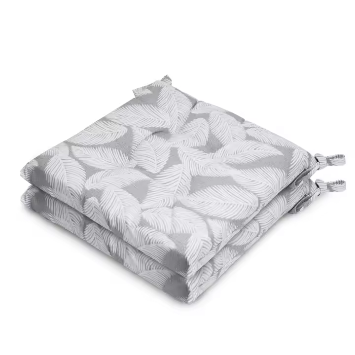 NQT Pack 2  o 4 Cojines para Silla Usos Interior y Exterior 40x40x22cm - Cojin de Asiento Decorativo Funda de Algodón + Poliéster y Relleno de Fibra Hueca Lavable Cómodos Acolchados - 1