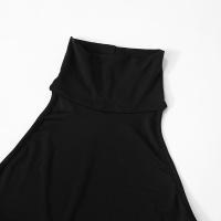 CUTENOVA Vestido Elegante Sin Mangas Para Mujer Verano 2024 Cuello Colgante Espalda Descubierta Cintura Ajustada Pleated Mini - details 6