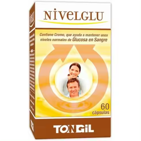 NIVELGLU 60 Cápsulas  Cromo Picolinato con Peptidos Marinos Nutripeptin, Canela, Morera, Banaba, Canela  Control de Glucosa - Azúcar en Sangre 100% Natural - 1