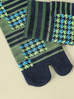 Calcetines De Joven Para Mujer Diseño Divertido Y Coloreado Con Puño Split Algodón Poliéster Spandex Medio Tobillo Estilo Harajuku AB Tabi Calcetines - details 15