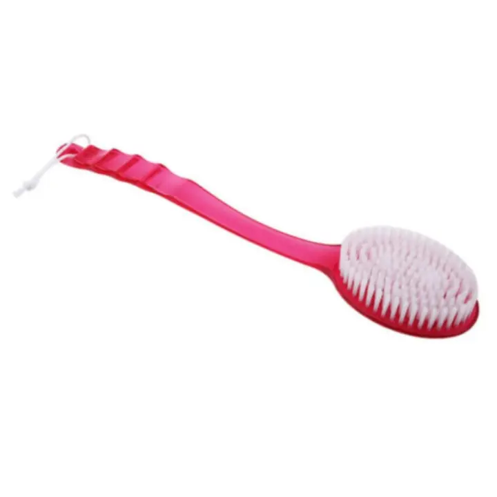Cepillo De Baño Con Mango Largo Plástico Escobilla De Ducha Para Limpieza De Piel Masajeador Corporal Accesorios De Baño Herramienta De Limpieza - 1
