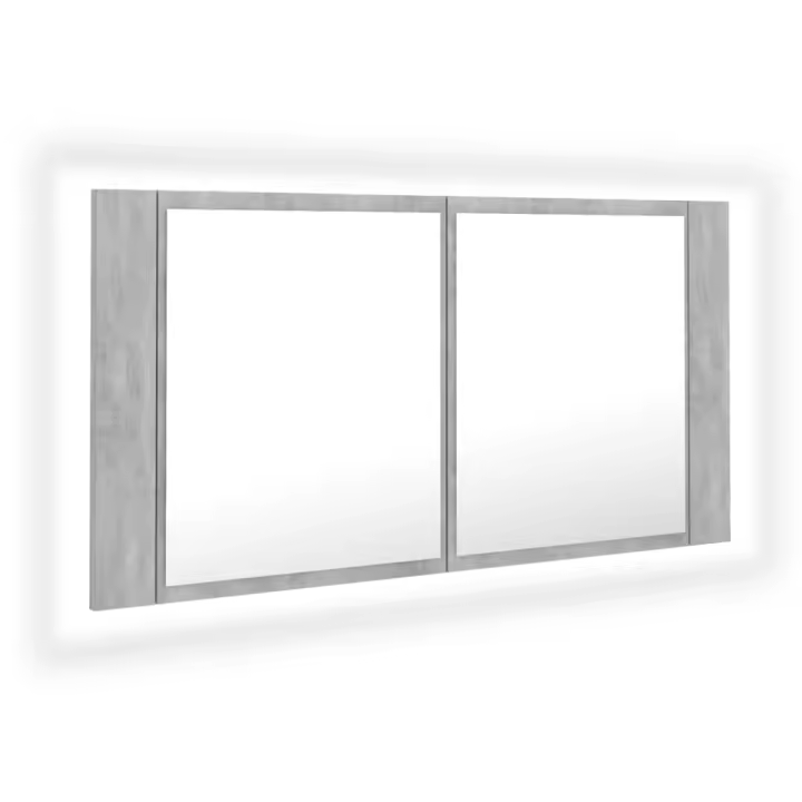¿Dónde está Armari Espejo BA Lu LE acrílico GRI Hormigó 90x12x4cm - 1