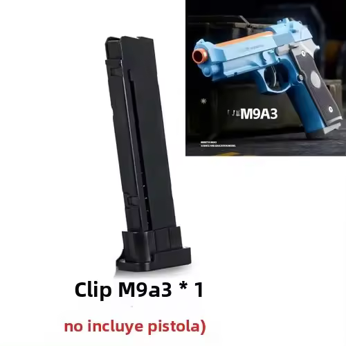 Pistola De Airesoft M9A3 Con Disparo Continuo Y Lanzador De Cartuchos Vacíos Juguetes Para Niños Y Adultos Regalo De Navidad - 1