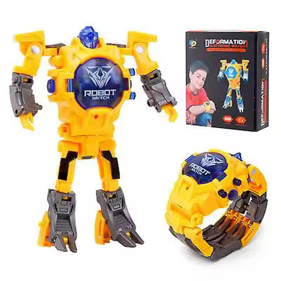 Reloj digital con diseño de robot transformador para niños de 2 a 14 años. - 1