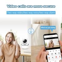 Cámara Vigilancia WiFi interior,1PC Cámara de Seguridad 1080P HD, Cámara de Vigilancia PTZ con rotación horizontal de 360 ° y vertical de 110 °, seguimiento Automático, Visión Nocturna, detección de movimiento, audio bidireccional - details 6