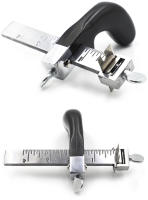 Cortador De Correa De Cuero Profesional QJH Con 2 Hojas De Corte Ajustable Herramienta De Corte Manual Para DIY Y Artesanía - details 6