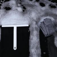 Cepillo De Limpieza Para Ducha Con Cuchilla De Silicona Duradera Herramienta De Limpieza Para Ventanas De Baño Puertas De Ducha - details 2