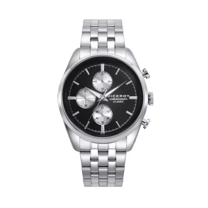 Reloj Viceroy 401381-57 Hombre - Acero, Negro, 41mm - 1