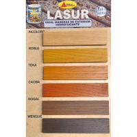 Protector de madera exterior resistente al agua y a rayos U.V. en diferentes colores mate: incoloro, roble, teka, caoba, nogal y wengue - Productos Promade Lasur hidrofugante - 750 ml o 4 litros - details 3