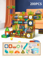 Bloques De Construcción Magnéticos Para Niños Juguetes Educativos Y Sensoriales Montessori Juegos De Construcción DIY Para Niños De 4 a 12 Años - details 14